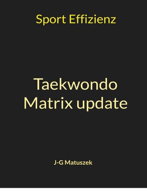 cover image of Taekwondo Matrix update